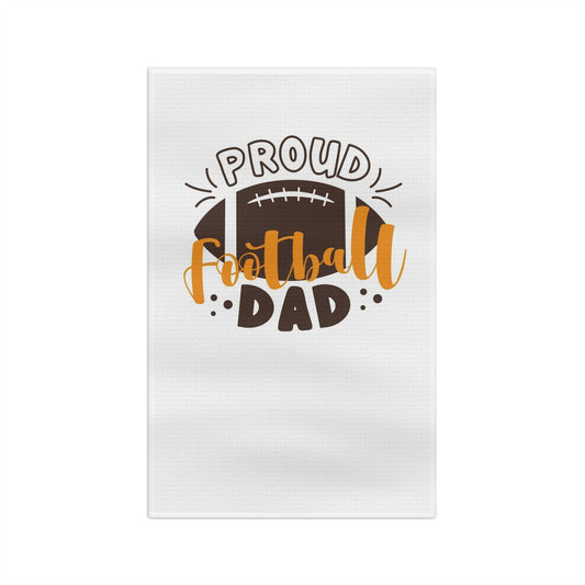 Proud Football Dad - Soft Tea Towel - Kitchen Towel
