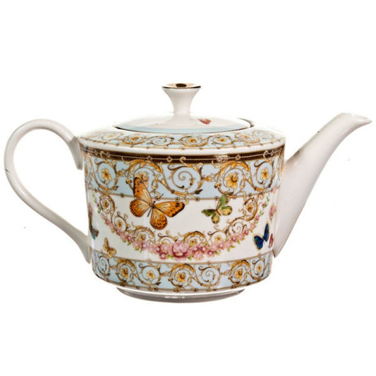 Dreaming Butterflies Porcelain Teapot