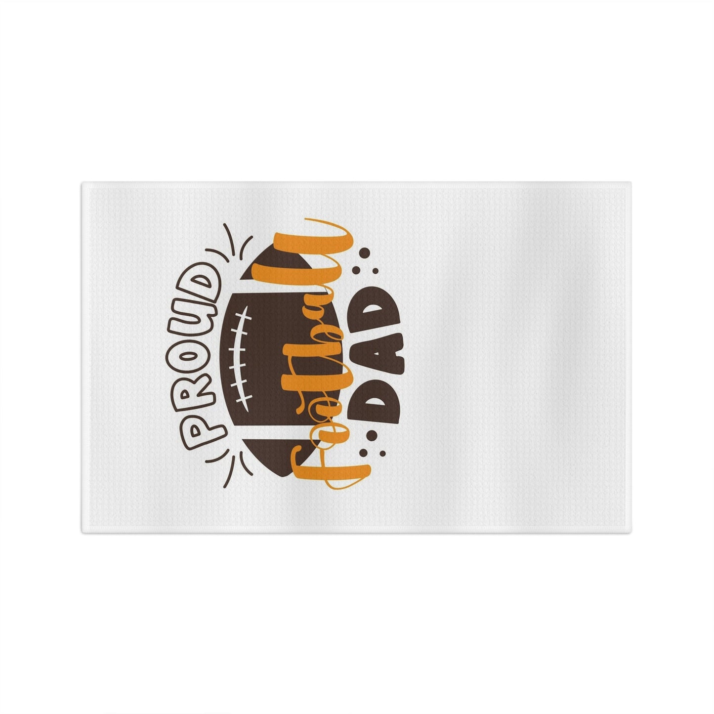 Proud Football Dad - Soft Tea Towel - Kitchen Towel