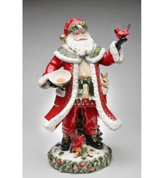 Evergreen Santa and Friends Christmas Figurine, Home Accent, Holiday Decor, Kitchen Decor
