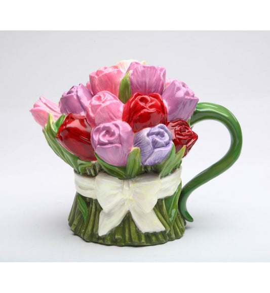 Tulip Ceramic Teapot